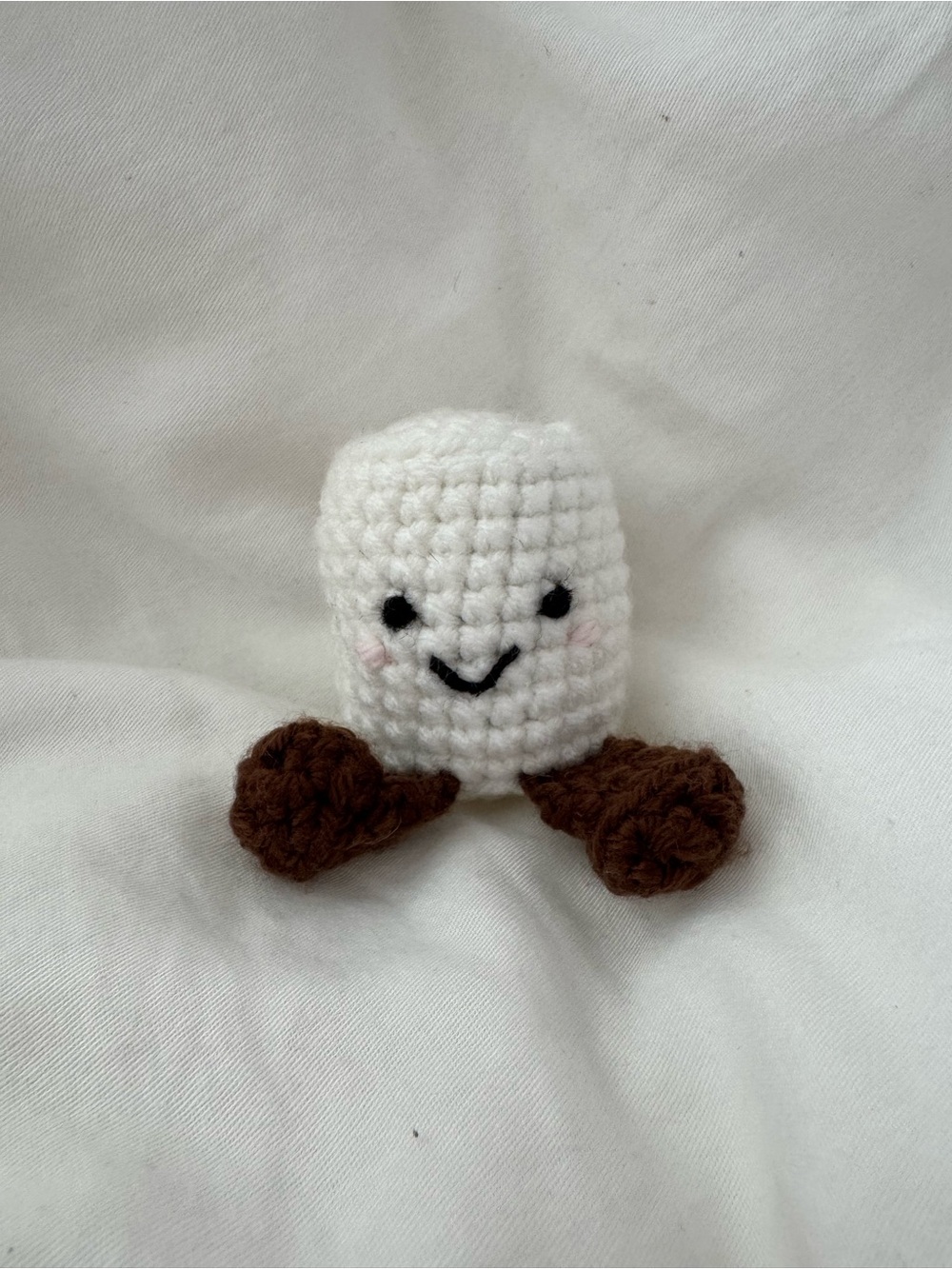 Crochet Mini Marshmallow Plushie
